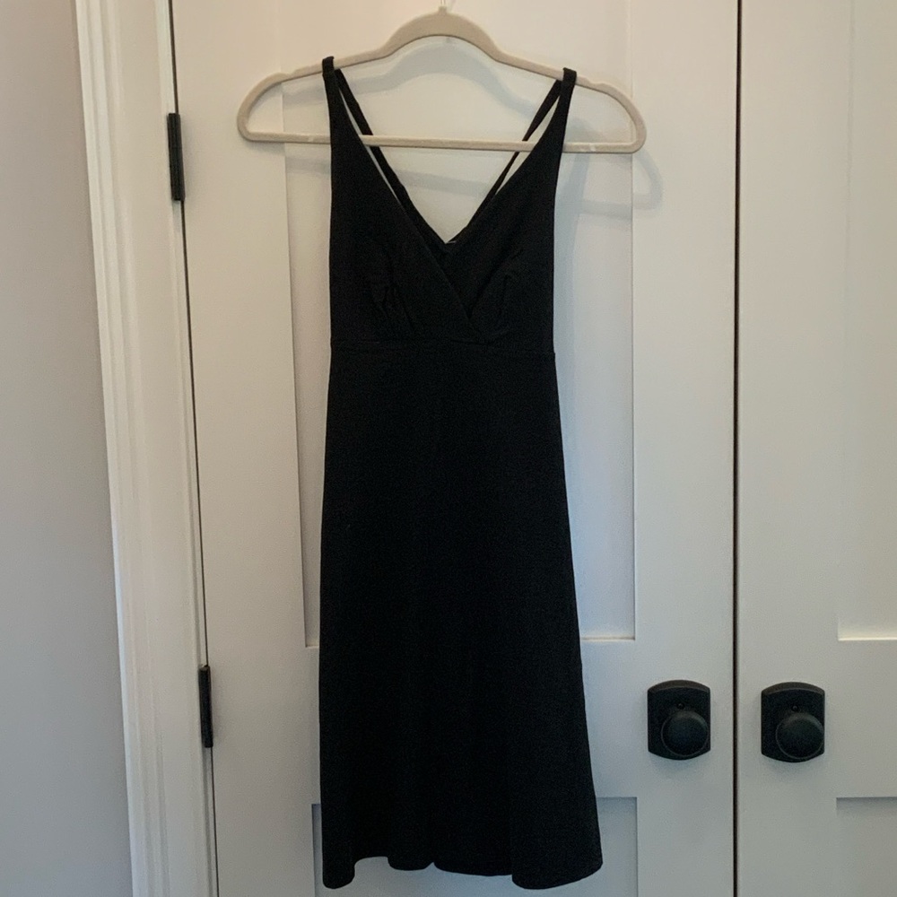 Patagonia Black Amber Dawn Dress Size Small NEW w/Tags